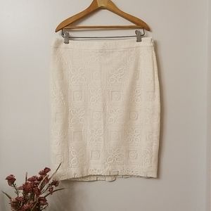 The Limited lace pencil skirt